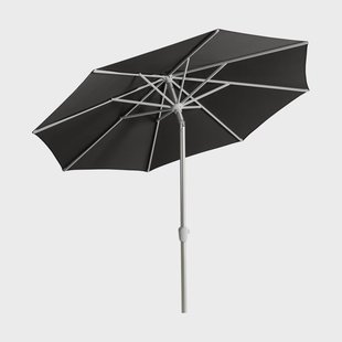 Brafab Abriola parasol Charcoal black, Ø270 cm