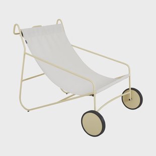 Brafab Poul Chair loungestoel Lemon-off white