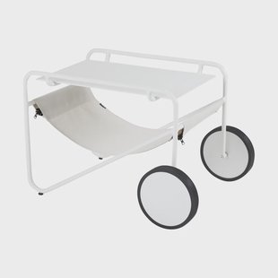 Brafab Poul Table bijzettafel White-off white, 72x44 cm