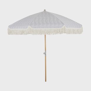 Brafab Gatsby parasol Grey stripe, Ø185 cm