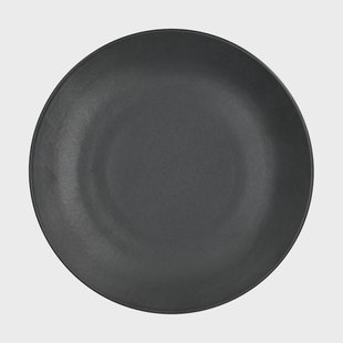 Scandi Living Terra dinerbord Zwart steengoed, Ø26,5 cm