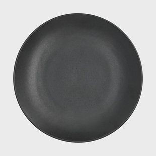 Scandi Living Terra schotel Zwart steengoed, Ø22 cm