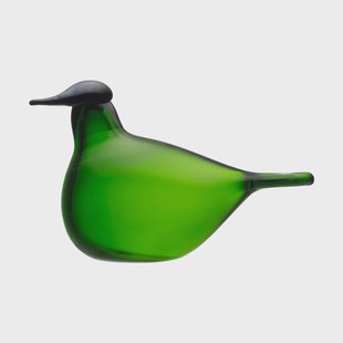 Iittala Chiffchaff glazen vogeltje Groen, 13x8 cm