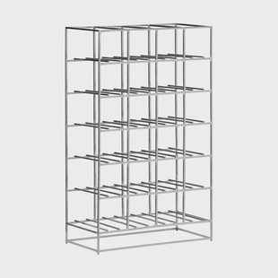 House Doctor House Doctor wijnrek 24 flessen 41x67 cm Zilverkleurige afwerking
