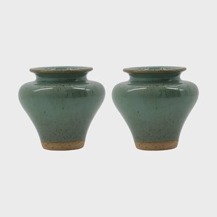House Doctor Kolo vaas Groen, 8,5 cm, 2-pack