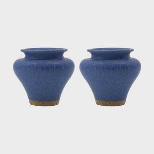 House Doctor Kolo vaas Blauw, 8,5 cm, 2-pack