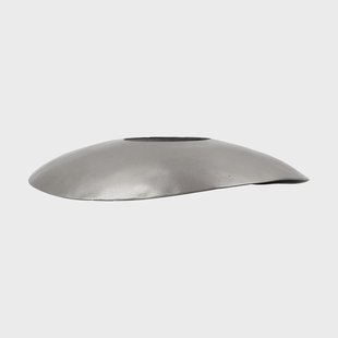 House Doctor Hatt lampenkap 13x14 cm Geborsteld zilver, 13x14x3 cm