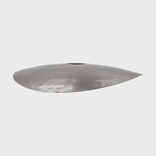 House Doctor Hatt lampenkap 13x14 cm Geborsteld zilver, 28x30x4,5 cm