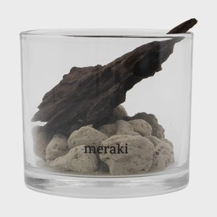 Meraki Meraki geurverspreider lavasteen en hout Zwart
