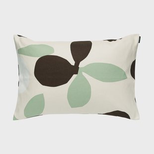 Marimekko Pieni Omppo kussenhoes Wit, groen, 40x60 cm