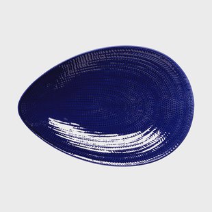 Rörstrand Blå Eld serveerschaal Blauw, 20x29 cm