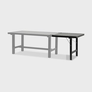 Fri Form 64 verlengblad met poten Zwart, H: 66 cm