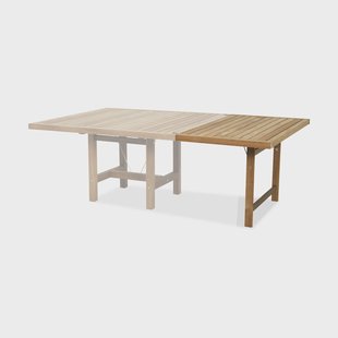 Fri Form 68 verlengblad met poten Teak, H: 68 cm