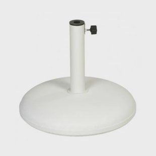 Fri Form Fri Form parasolvoet Wit beton, Ø49 cm