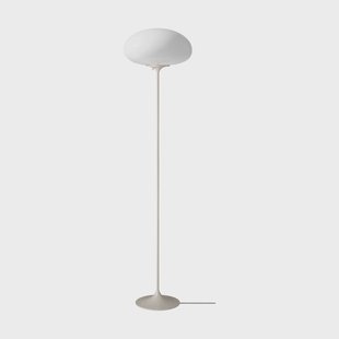 GUBI Stemlite vloerlamp Pebble grey-opalglas, 150 cm