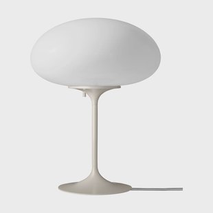 GUBI Stemlite Tafellamp Pebble grey-opalglas, 42 cm