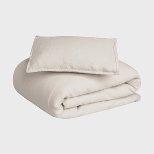 Garbo&Friends Eggshell Muslin beddengoedset junior 100x140 cm/40x60 cm
