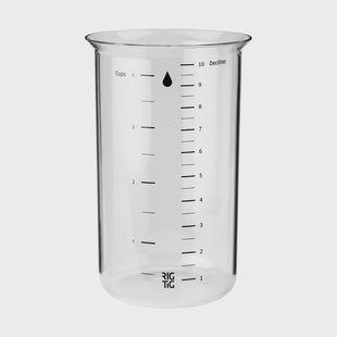 RIG-TIG MIX-IT maatbeker Clear, 1 L
