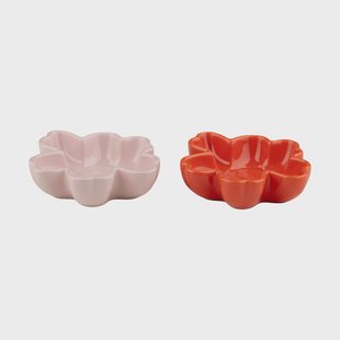 Marimekko Unikko Shape schaal Ø11 cm 2-delig Pink-orange red