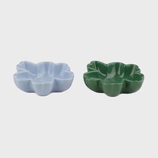 Marimekko Unikko Shape schaal Ø11 cm 2-delig Light blue-green