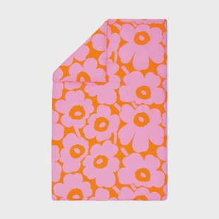 Marimekko Unikko dekbedovertrek 150x210 cm Orange-pink