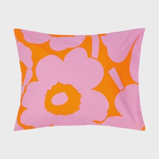 Marimekko Unikko kussensloop 50x60 cm Orange-pink