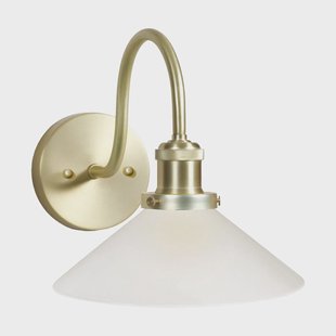 PR Home August wandlamp Opaal-messing