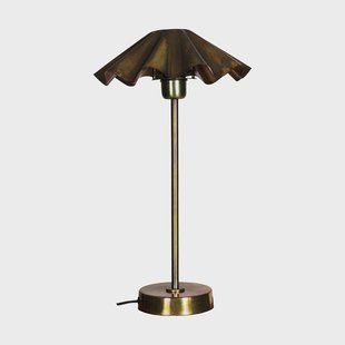 PR Home Aira tafellamp Gebrand messing, 46 cm