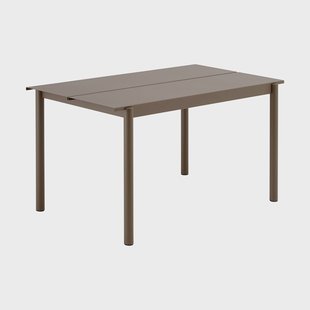 Muuto Linear Steel tafel 140x75 cm Taupe