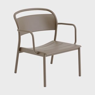 Muuto Linear Steel loungestoel Taupe