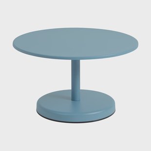 Muuto Linear Steel salontafel Lichtblauw, Ø70x40 cm