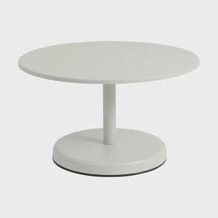 Muuto Linear Steel salontafel Grijs, Ø70x40 cm