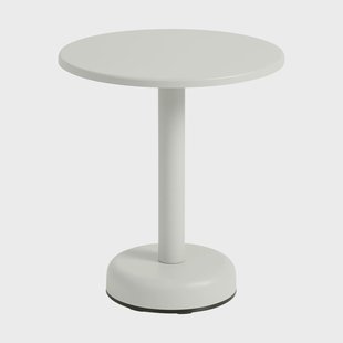 Muuto Linear Steel salontafel Grijs, Ø42x47 cm