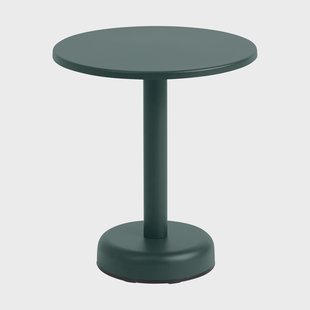 Muuto Linear Steel salontafel Donkergroen, Ø42x47 cm