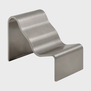 Muuto Dream View bank Geborsteld staal, 60 cm