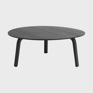 HAY Bella salontafel Zwart, Ø80x32 cm