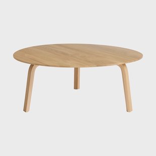 HAY Bella salontafel Gelakt eiken, Ø80x32 cm