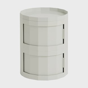 HAY Facet Cabinet 20 bijzettafel Mistgrijs