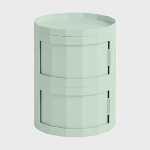 HAY Facet Cabinet 20 bijzettafel Zacht mint