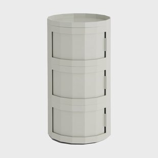 HAY Facet Cabinet 30 bijzettafel Mistgrijs