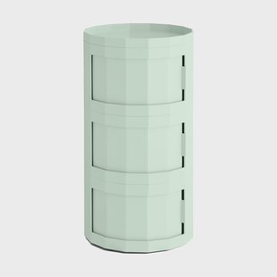 HAY Facet Cabinet 30 bijzettafel Zacht mint