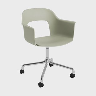 HAY Layout Armchair 261 fauteuil Flessengroen-gepolijst aluminium