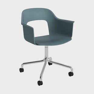 HAY Layout Armchair 261 fauteuil Ocean-gepolijst aluminium