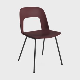 HAY Layout Chair 111 stoel Bordeaux-zwart