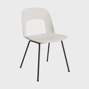 HAY Layout Chair 111 stoel Crèmewit-zwart