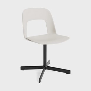 HAY Layout Chair 131 stoel Crèmewit-zwart