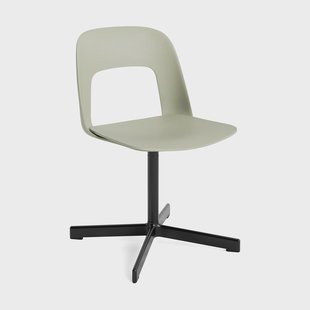 HAY Layout Chair 131 stoel Pastelgroen-zwart