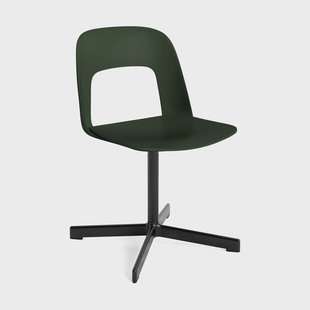 HAY Layout Chair 131 stoel Flessengroen-zwart