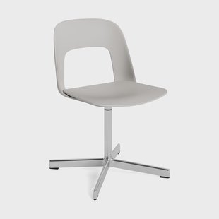 HAY Layout Chair 131 stoel Hemelgrijs-gepolijst aluminium