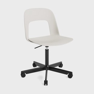 HAY Layout Chair 141 stoel Crèmewit-zwart